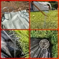 thumbnail image 4 of Heavy-Duty Garden Staples 100-Pack, 3mmx15cm Galvanized G-Pins, Rust-Resistant U-Shaped Ground Stakes for Landscape Fabric, Tarps & Tent, 4 of 6