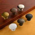 thumbnail image 6 of WMGHA Antique Cupboard Door Knobs Bronze,Kitchen Cabinet Knobs Furniture Cupboard Round Drawer Dresser Knobs Single Hole Drawer Pulls Handles for Closet Wardrobe Door Hardware, 6 of 9