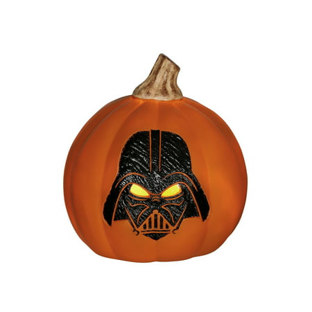 Star Wars Darth Vader Light-Up Orange Pumpkin