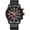 Black, variant on Mens Sport Military Analog Quartz Watch Chronograph Classic Casual Business Dress Waterproof Watch Multifunctional Wristwatch with Leather Strap