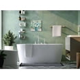 thumbnail image 4 of country style Modern Bathroom Wall Decor Blue Green White Flower Canvas Print Picture Both Gift And Wall Art To Hang In Dining Room Kitchen Office Living Room Bedroom, 4 of 6