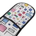 thumbnail image 4 of Yayeee Double Oven Mitt Kitchen Heat Resistant Baking 35" x7" Quilted Glove, Colorful Cartoon Graphic, 4 of 6