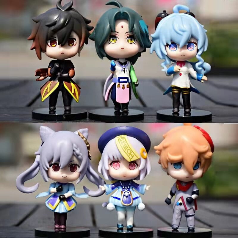 Jilijia Figuras De Anime Rumi, Mira Y Zoey – Set De 5 O 6 Mini Figuras De PVC – Coleccionable Y Adorno Para Tartas O Escritorio