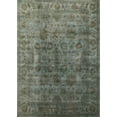 thumbnail image 1 of Ahgly Company Indoor Rectangle Mid-Century Modern Dark Olive Green Oriental Area Rugs, 7' x 10', 1 of 6