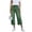 *118-Green, variant on Women's Denim Capri Pants High Waist Frayed Hem Cropped Jeans with Pockets Solid Color Slim Fit Casual Summer Trousers for Daily Wear