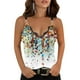 thumbnail image 4 of Blusa sin mangas con cuello en V para mujer a la moda Cami Camiseta con estampado Camis Tops Fridja qr5363, 4 of 5