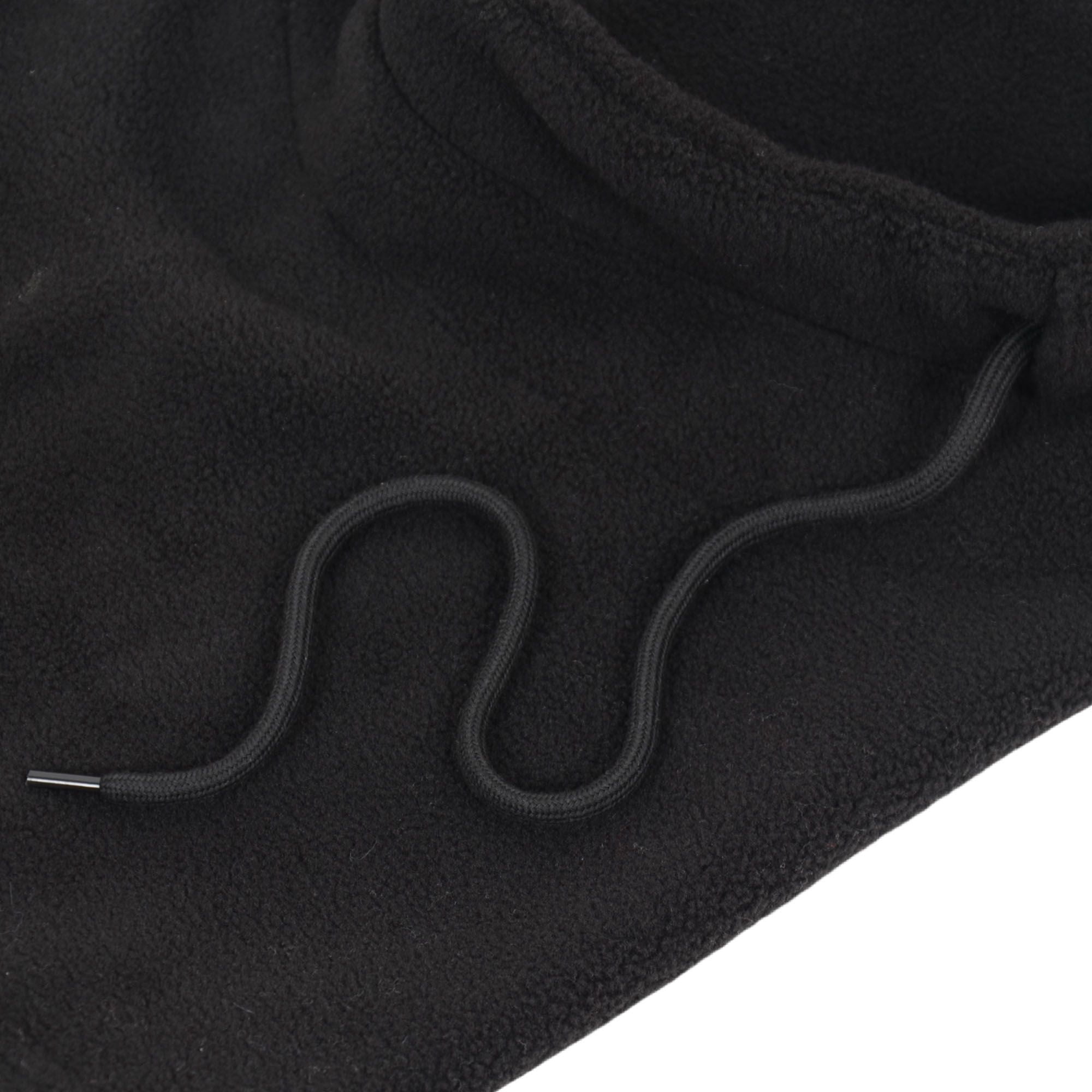 Winter Fleece Face Mask Balaclava Warm Neck Face Cover Hat Cap Hooded Scarf for Men and Women- Black