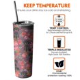 thumbnail image 6 of 20oz Dachshund Dog and Flower Floral Skinny Tumblers Stainless Steel Tumbler with Lid and Straw,Vacuum Insulated Double Wall Travel Tumbler Cups with Cleaning Brush for Coffee,Tea, 6 of 6