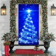 thumbnail image 6 of Darzheoy Christmas Door Curtain with Snowman and Santa Print Hanging Cloth Decor for Indoor Party Background, 6 of 6