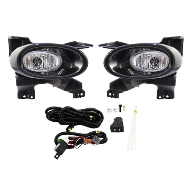 Par Faros Niebla City 2010 A 2011 Honda C/Parrilla Genérica .