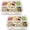 2pcs Serving Tray, variant on Divided Serving Tray with Lid and Handle,8 Compartments Snacks Box,Snack Fruit Tray,Veggie Tray,Portable Platter for Candy Fruits Nuts Snack Party Entertaining Picnic(2 PCS)