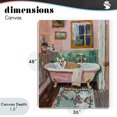 thumbnail image 4 of Stupell Industries Eclectic Corgi in Pastel Tub Canvas Art, 36 x 48, by The Prints Vibe, 4 of 8