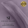 thumbnail image 6 of Sweet Home Collection 1500 Series Bed Sheets - Extra Soft Microfiber Deep Pocket Sheet Set - Plum, Twin, 6 of 6