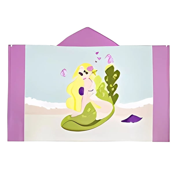 Toalla De Baño Con Capucha Para Niños Poncho De Surf Para Bebés Bata Suave Y Envolvente Para Niños Pequeños Para Ducha/Playa/Piscina 50 X 30 Toalla Grande Envolvente
