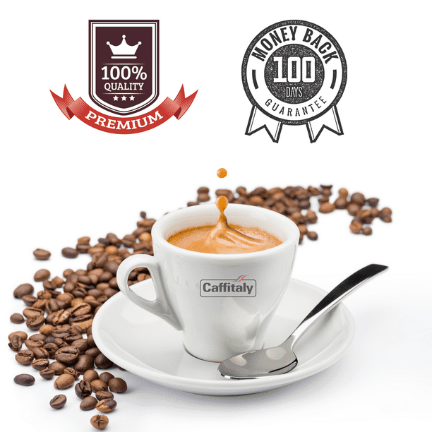 Caffitaly Coffee Pods Compatible Nespresso Dark Roast Deciso, 120 Count -