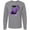 AC-Heather Grey, variant on Inktastic I Wear Purple for My Mom Lupus Awareness Long Sleeve T-Shirt
