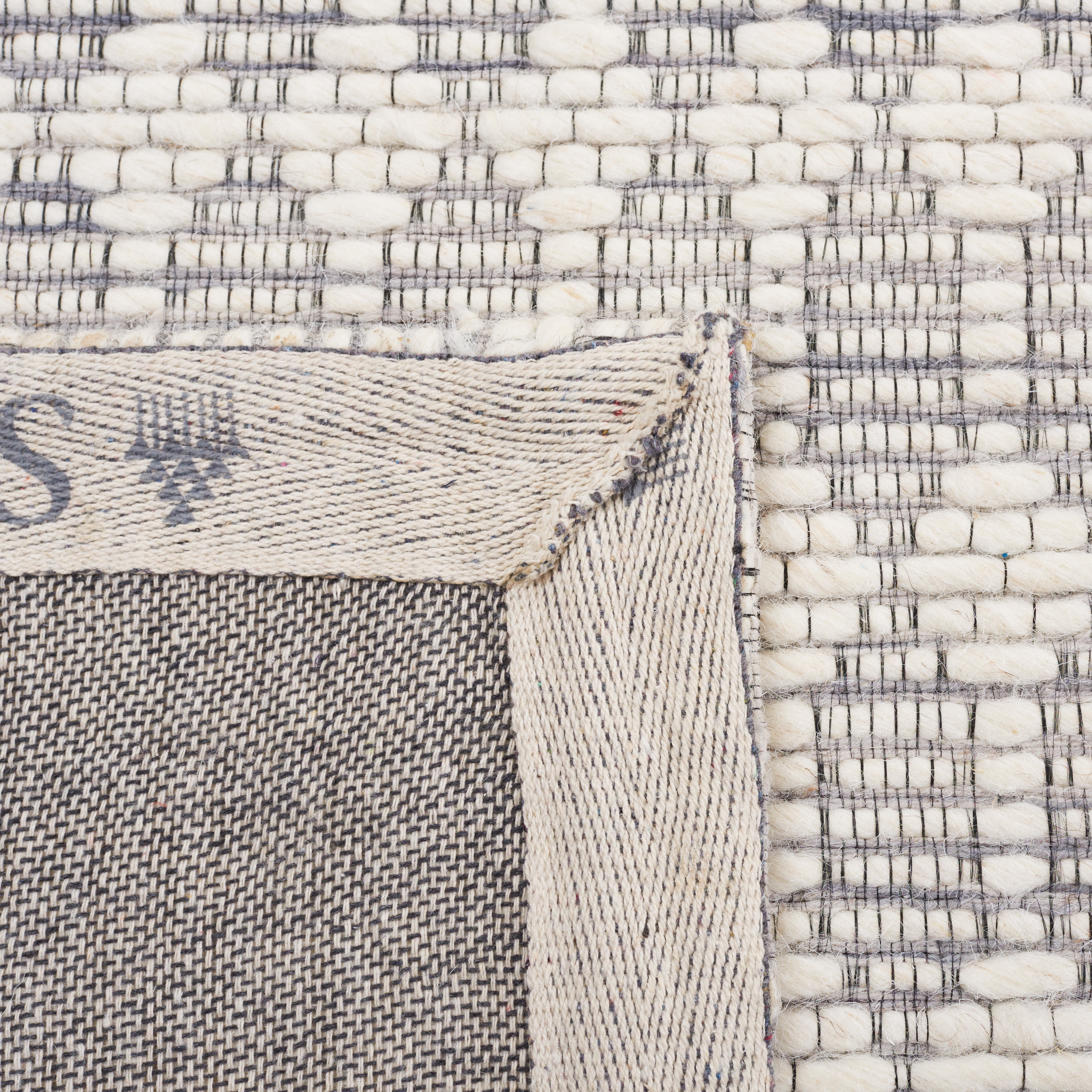 SAFAVIEH Marbella Norton Geometric Area Rug, Grey/Ivory, 8' x 10'