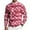 Pink, variant on Fgvctg Mens Romantic Valentine's Day Sweater Ribbed Knit Crewneck Sweaters Love Heart Print Comfy Pullover Slim Fit Long Sleeve Sweater Lightweight Spring Clothes Red 2XL
