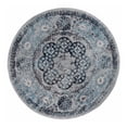 thumbnail image 2 of Luxee Designs Alexandria Bordered Pattern 7x7 Round Area Rug for Living Room Indoor Boho Rugs - Gray/Sea Blue, 2 of 7
