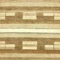 thumbnail image 1 of Ahgly Company Indoor Square Abstract Cinnamon Brown Abstract Area Rugs, 6' Square, 1 of 6