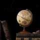 thumbnail image 5 of Wooden Globe Retro Vintage Home Decoration Desk Toy World Map Geography Crafts, 5 of 5