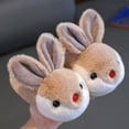 thumbnail image 3 of Fozruso Warm Cartoon Rabbit Slippers For Kids Cozy Winter Indoor Footwear For Girls And Boys With Slip Design,Girls Slippers Sizes 8.5 Little Kid(2-2.5 Years), 3 of 6