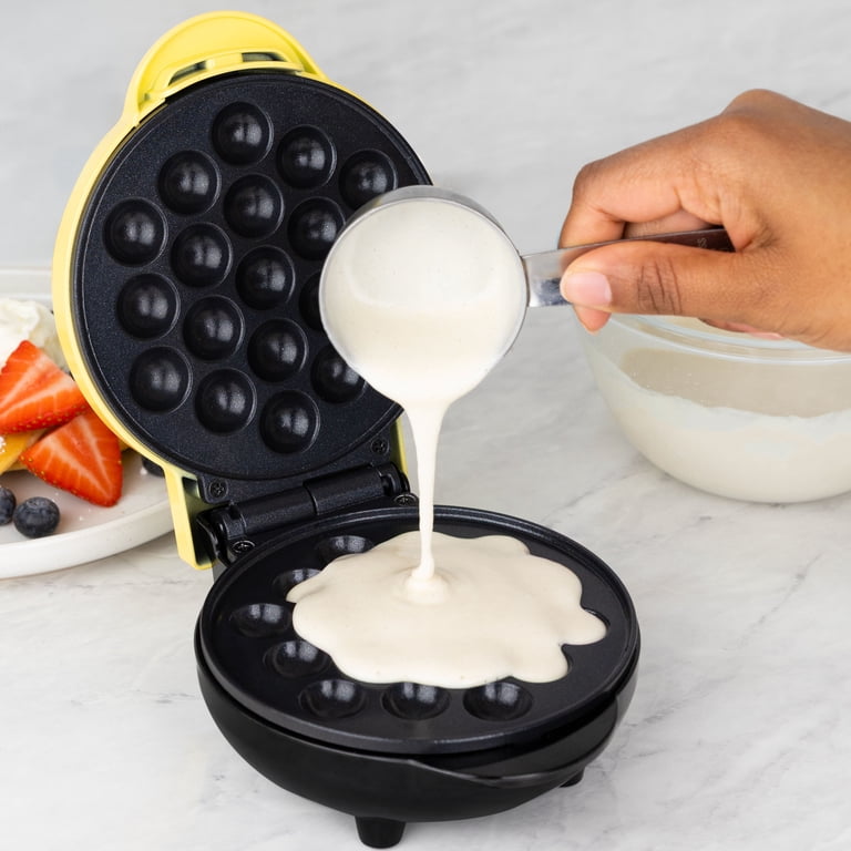 Electric Bubble Waffle Maker with Nonstick Ceramic Plates photo 8