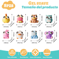 thumbnail image 2 of 8pzs Estres Animal  Belug Juguete, Juguetes Para El Suave Estirable Colores, 2 of 5