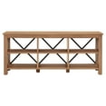 thumbnail image 3 of Evelyn&Zoe Sawyer Rectangular TV Stand for TV's up to 65", Golden Brown, 3 of 9