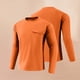 thumbnail image 1 of Blusas y camisas de manga larga y cuello redondo para hombre, informales, a la moda, de color liso, para correr, fitness, de alta elasticidad, de manga larga y cuello redondo, para ejercicio, de polié, 1 of 7