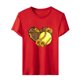 thumbnail image 5 of Blusa suelta estampada con cuello redondo y manga corta para mujer OAVQHLG3B Store  lin121212, 5 of 5
