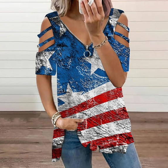 Vedolay Going Out Tops Women's Casual Summer Tops Round Neck Short Sleeve Pullover Blouse Shirts Solid Color Tunics Blouse,Navy S