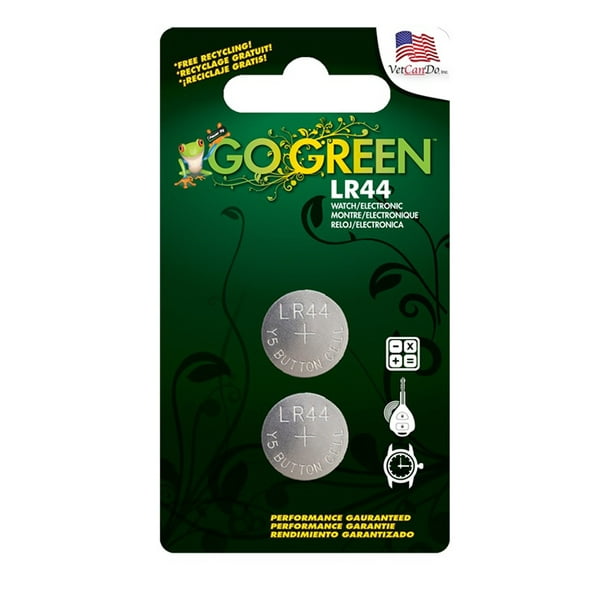 Gogreen Power LR44 LR44 Button Battery for Electronics & Watches