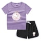 thumbnail image 3 of Hello Kitty-ropa para niños y niñas, Camiseta estampada bonita + Pantalones cortos, sudadera de cuello redondo de algodón puro, traje de camisa Base informal, 3 of 5