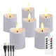 thumbnail image 1 of Velas LED, Velas Parpadeantes Sin Llama, Velas Recargables, Velas de Real con Control Remoto, Color, 1 of 5