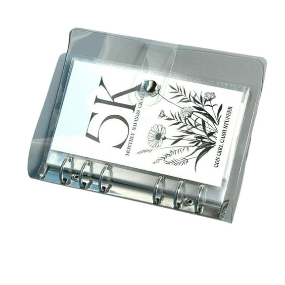 Stylish Envelope Monthly Saving Challenge Book for Personally Finance Growth