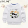 thumbnail image 3 of Anuncio de sudaderas para niños con estampado de "Me ascienden a hermana mayor" en 2024, ropa para niñas embarazadas y mamás, sudaderas con capucha para bebés y niños, 3 of 5