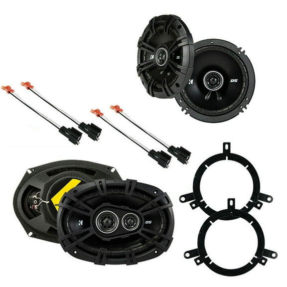 Fits Chrysler Cirrus 1995-2000 OEM Speaker Upgrade Kicker DSC65 DSC693 Package