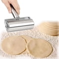 thumbnail image 4 of Rust Proof Rolling Pin The Dough Roller Tool Double Rolling Pin Nonstick Rolling1pcs-silver, 4 of 5