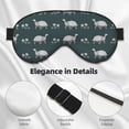 thumbnail image 3 of Uemuo Turtle Chrysanthemum Pattern Sleep Eye Mask - Light Blocking Sleep Mask Blocking Out Light Perfectly, Soft and Comfortable Night Eye Mask, Eye Blinder, 3 of 7