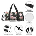 thumbnail image 4 of Fotbe Rose Flowers Bolsa Deportiva de Lona Plegable con Estampado, Bolsa de Gimnasio con Bolsillo Seco/Húmedo, Bolsa de Viaje Ultraligera de Gran Capacidad, 4 of 6