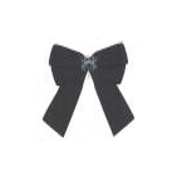 Way to Celebrate Halloween Hair Bow with Spider Embellishment, Black, 1 Piece