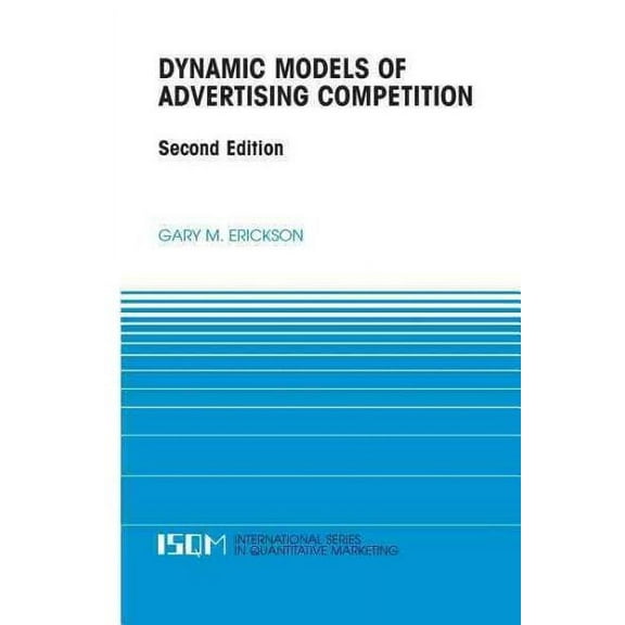International Quantitative Marketing: Dynamic Models of Advertising Competition (Paperback)