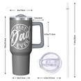 thumbnail image 2 of The Perfect Dad Gift, Best Dad Ever 40oz Stainless Steel Tumbler, Insulated Cup with Leakproof Lid & Straw, For Father's Day, Birthday, Christmas Presents from Daughter Son, Family, 2 of 5