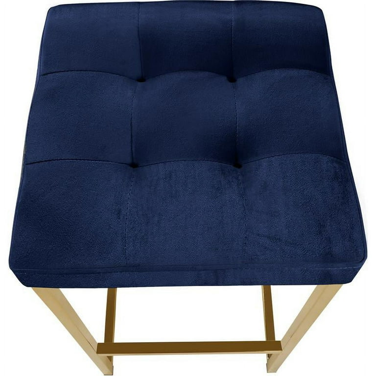 Meridian Furniture Nicola Velvet Counter Stool - Gold Meridian Furniture Nicola Velvet Counter Stool - Gold
