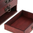 thumbnail image 4 of pequeña sa de 4 Capas Del Almacenamiento de Baratija de Joyería Antigua Del Clásico Sunnimix Caja de joyería de madera, 4 of 8