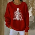 thumbnail image 2 of gakvbuo Christmas Sweater for Women Pullover Tops Fall Tunic Blouse Hoodless Sweatshirt 1, 2 of 4
