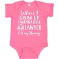 thumbnail image 3 of Inktastic Future Lawyer Like Mommy Boys or Girls Baby Bodysuit, 3 of 5