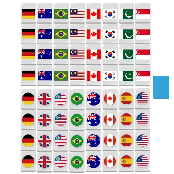 Blocks Mahjong Seaside Escape Game Flags Animals Food Collapse Link Party Social Funny Table Board Game Puzzle Toy for Kid Adult