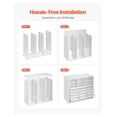 thumbnail image 6 of Literature Organizer 24 Compartments, White Wood Mailbox Sorter, 6 of 6